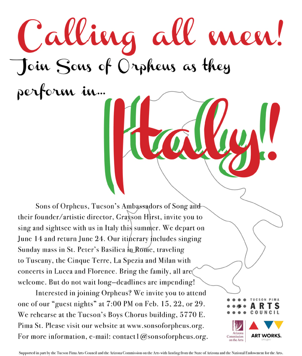 Calling all men!